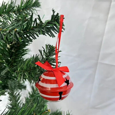 2BUC Decoratiuni de Crăciun Clopoței cu corn dublu Pandantiv pentru brad de Crăciun Accesorii de bricolaj realizate manual Pandantiv cu clopoței din metal