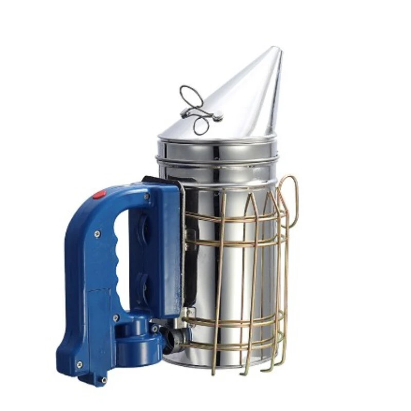 Méhészeti füstölő, rozsdamentes acél kézi méhfüst jeladó készlet Méhészeti szerszám Méhészeti füstpermetező MJ1013