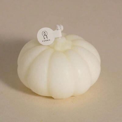 Halloween Galben și Alb Creativ Dovleac Aromaterapie Lumânări Pentru Sărbători Sărbători Decorare Acasă Recuzită Fotografie Cadou