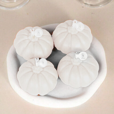 Halloween Galben și Alb Creativ Dovleac Aromaterapie Lumânări Pentru Sărbători Sărbători Decorare Acasă Recuzită Fotografie Cadou