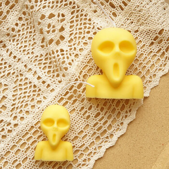 3D Skull Ghost σιλικόνη Καλούπι κεριών Halloween Ghost Aromatherapy Γύψινο σαπούνι Ρητίνη καλούπι χειροτεχνίας Εργαλείο κατασκευής δώρων απόκριες