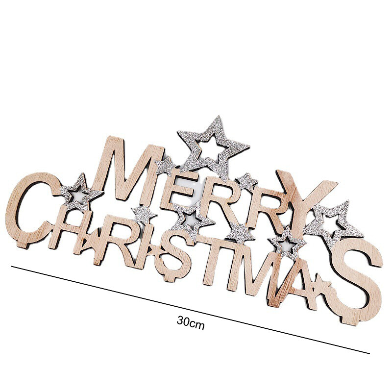 Koka eglīšu rotājumi, kafija, balta maza māja, vienkārši burti, eiropiešu, amerikāņu dekori