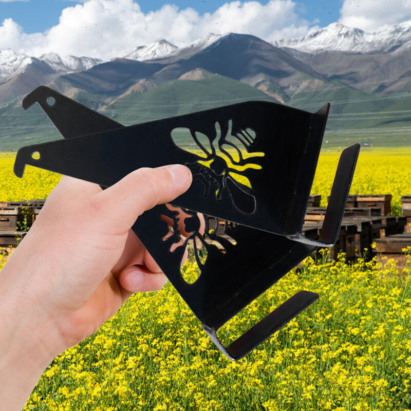 2 vnt. avilio apžiūros laikiklis, rūdims atsparus bičių avilio stovas bitininkystės įrankis avilio rėmo laikiklis, bitininkystės reikmenys