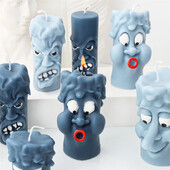 Δημιουργικό τρισδιάστατο πορτραίτο χαρακτήρων Καλούπι κεριού σιλικόνης DIY αφηρημένο σαπούνι προσώπου γύψο εποξειδικό εργαλείο χύτευσης Καλούπι ψησίματος για παγάκια