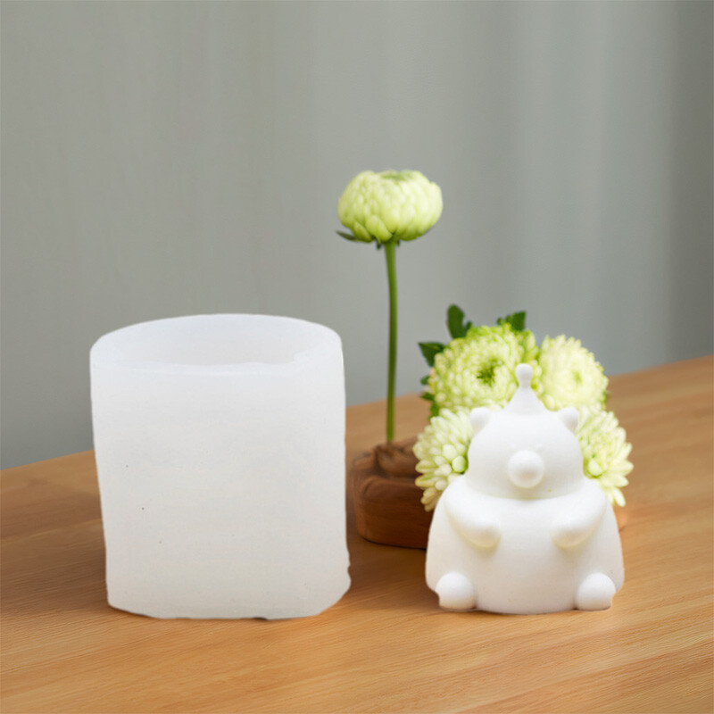 1 komad, kalup za svijeće lutka medvjed Love Bear serija silikonski kalup aromaterapija svijeća gipsani privjesak kalup za ispuštanje