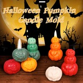 Νέο Χειροποίητο καλούπι σιλικόνης για κερί αποκριών κολοκύθας 3D κεριά αρωματοθεραπείας με εποξειδική ρητίνη Δώρα για διακόσμηση σπιτιού απόκριες