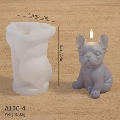 Καλούπια σιλικόνης σε σχήμα γάτας σκύλου για κατοικίδια DIY Αρωματοθεραπεία Κεριά σαπουνιού με καλούπι γύψου Κατασκευή Ρητίνης Μούχλα Φοντάν Δώρο Διακόσμηση σπιτιού Χειροτεχνία