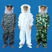 Costum pentru apicultor, poliester, bumbac, jachetă anti albine, șapcă rotundă, salopetă pentru apicultură, pentru exterior