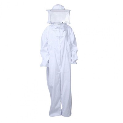 Costum pentru apicultor, poliester, bumbac, jachetă anti albine, șapcă rotundă, salopetă pentru apicultură, pentru exterior