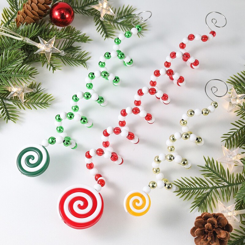 Ziemassvētku konfektes, piekaramie kuloni Ziemassvētku virpuļvijas, konfektes, rotājumi Noel Navidad Priecīgus Ziemassvētku eglītes rotājumu 2025