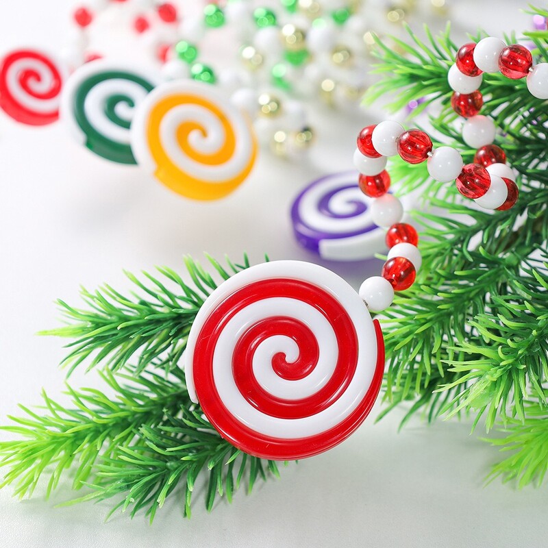 Ziemassvētku konfektes, piekaramie kuloni Ziemassvētku virpuļvijas, konfektes, rotājumi Noel Navidad Priecīgus Ziemassvētku eglītes rotājumu 2025