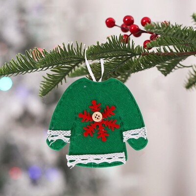 Pandantive pentru brad de Crăciun Crăciun Moș Crăciun Om de zăpadă Ornamente pentru cârje Natal Decor de Crăciun Fericit 2025 La mulți ani