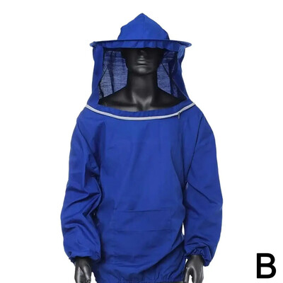 Siāmas biškopības uzvalks Bišu apģērbs Pretbišu aizsargaprīkojums Apģērbs Kombinezons Cepure Bite Pretbišu apaļie apģērbi D7I2