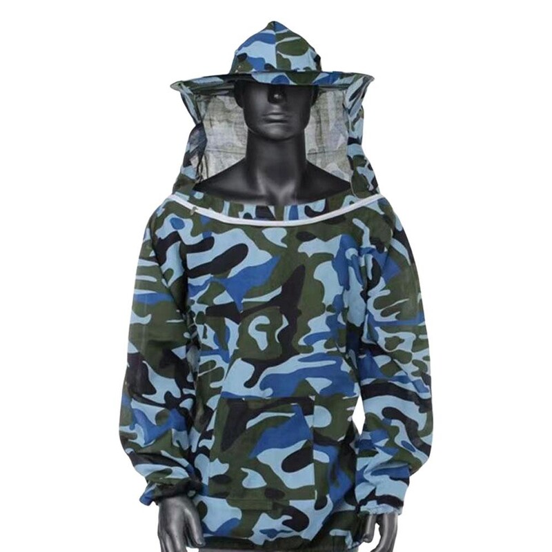 Siāmas biškopības uzvalks Bišu apģērbs Pretbišu aizsargaprīkojums Apģērbs Kombinezons Cepure Bite Pretbišu apaļie apģērbi D7I2