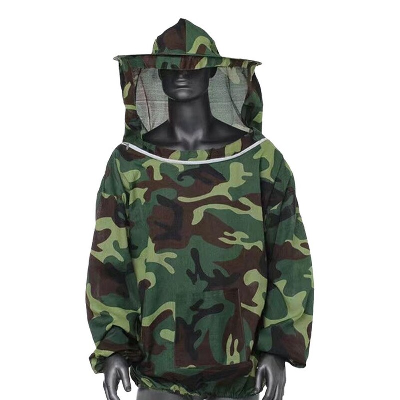 Siāmas biškopības uzvalks Bišu apģērbs Pretbišu aizsargaprīkojums Apģērbs Kombinezons Cepure Bite Pretbišu apaļie apģērbi D7I2