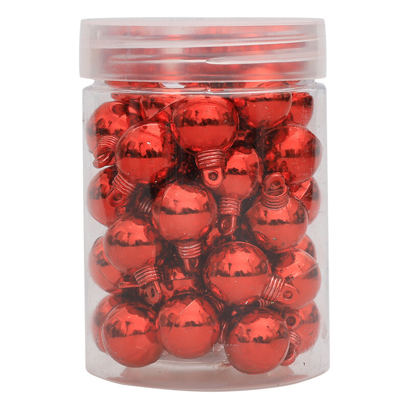 48Pcs/1.5CM Božićne kuglice Ukrasi Pribor Ukrasi za božićno drvce Privjesci Novogodišnja zabava Dekoracija doma