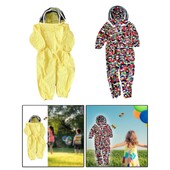 Παιδική μελισσοκομική στολή Ολόσωμη μελισσοκομική προστατευτική στολή Κατά της μέλισσας προστατευτικός εξοπλισμός Άνετο για αγόρια Παιδιά