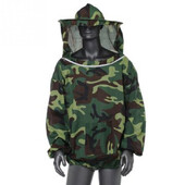 Costum pliabil pentru apicultură, jachetă, voal, cu fermoar dublu, costum de protecție pentru apicultură, îmbrăcăminte pentru apicultor, cu pălărie