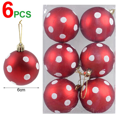 Χριστουγεννιάτικες μπάλες με ηλεκτρολυτική ζωγραφική ζωγραφική χριστουγεννιάτικα μενταγιόν Κρεμαστά στολίδια για το Navidad Πρωτοχρονιάτικη διακόσμηση σπιτιού Παιδικά παιχνίδια Δώρα