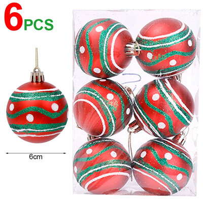 Χριστουγεννιάτικες μπάλες με ηλεκτρολυτική ζωγραφική ζωγραφική χριστουγεννιάτικα μενταγιόν Κρεμαστά στολίδια για το Navidad Πρωτοχρονιάτικη διακόσμηση σπιτιού Παιδικά παιχνίδια Δώρα