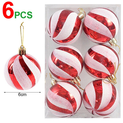 Χριστουγεννιάτικες μπάλες με ηλεκτρολυτική ζωγραφική ζωγραφική χριστουγεννιάτικα μενταγιόν Κρεμαστά στολίδια για το Navidad Πρωτοχρονιάτικη διακόσμηση σπιτιού Παιδικά παιχνίδια Δώρα