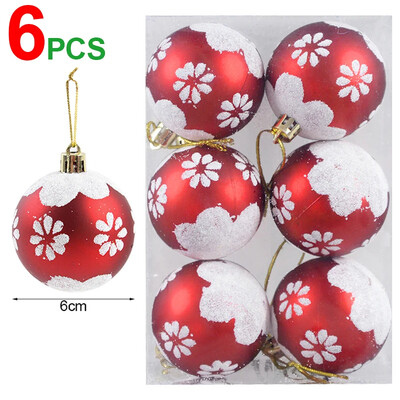 Χριστουγεννιάτικες μπάλες με ηλεκτρολυτική ζωγραφική ζωγραφική χριστουγεννιάτικα μενταγιόν Κρεμαστά στολίδια για το Navidad Πρωτοχρονιάτικη διακόσμηση σπιτιού Παιδικά παιχνίδια Δώρα