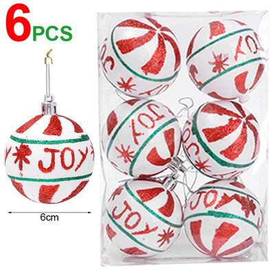 Χριστουγεννιάτικες μπάλες με ηλεκτρολυτική ζωγραφική ζωγραφική χριστουγεννιάτικα μενταγιόν Κρεμαστά στολίδια για το Navidad Πρωτοχρονιάτικη διακόσμηση σπιτιού Παιδικά παιχνίδια Δώρα