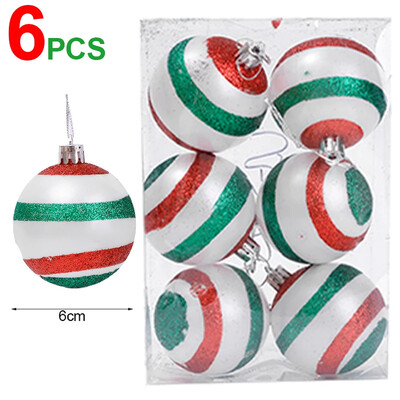 Χριστουγεννιάτικες μπάλες με ηλεκτρολυτική ζωγραφική ζωγραφική χριστουγεννιάτικα μενταγιόν Κρεμαστά στολίδια για το Navidad Πρωτοχρονιάτικη διακόσμηση σπιτιού Παιδικά παιχνίδια Δώρα