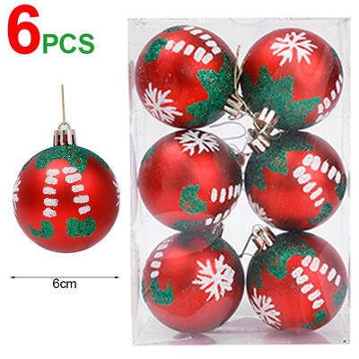 Χριστουγεννιάτικες μπάλες με ηλεκτρολυτική ζωγραφική ζωγραφική χριστουγεννιάτικα μενταγιόν Κρεμαστά στολίδια για το Navidad Πρωτοχρονιάτικη διακόσμηση σπιτιού Παιδικά παιχνίδια Δώρα