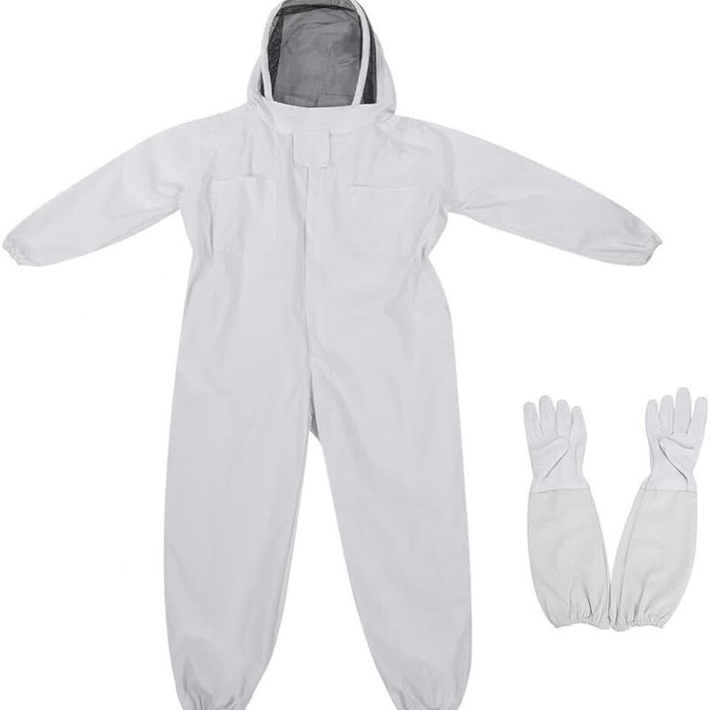 Îmbrăcăminte împotriva albinelor Echipament Mănuși spațiale și pentru copii Costum de jachetă Îmbrăcăminte pentru albine Îmbrăcăminte anti-mușcătură de albine Cu glugă Jumătate de corp Top Instrumente pentru apicultură