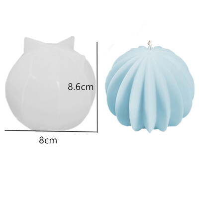 1 TK DIY küünla silikoonvormi valmistamine geomeetrilise vormi 3D kujuga vaigu epoksiid käsitsi valmistatud seebiga käsitöövormi kodu kaunistamiseks