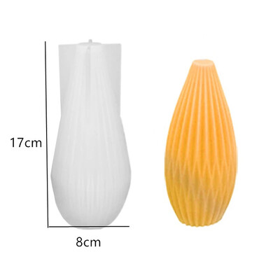 1 TK DIY küünla silikoonvormi valmistamine geomeetrilise vormi 3D kujuga vaigu epoksiid käsitsi valmistatud seebiga käsitöövormi kodu kaunistamiseks