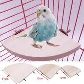 Pet Parrot Wood Platform Stand Rack Παιχνίδια με κλαδιά χάμστερ για κλουβί πουλιών