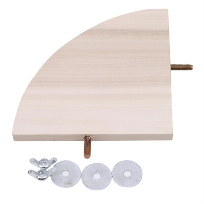 Pet Parrot Wood Platform Stand Rack Παιχνίδια με κλαδιά χάμστερ για κλουβί πουλιών