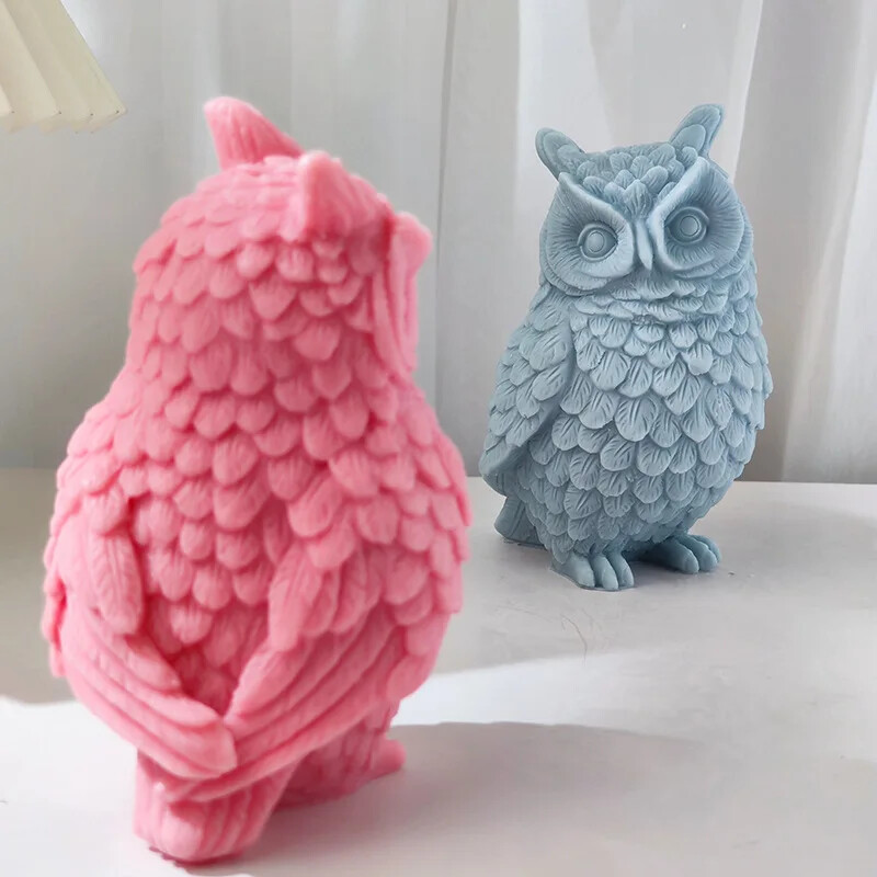 Liela stāvoša pūce Silikona sveču veidne DIY karikatūra Dzīvnieku ziepes Aromterapijas ģipša sveķu izgatavošanas rīki Mājas dekorēšana Amatniecība