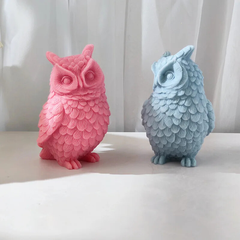 Liela stāvoša pūce Silikona sveču veidne DIY karikatūra Dzīvnieku ziepes Aromterapijas ģipša sveķu izgatavošanas rīki Mājas dekorēšana Amatniecība