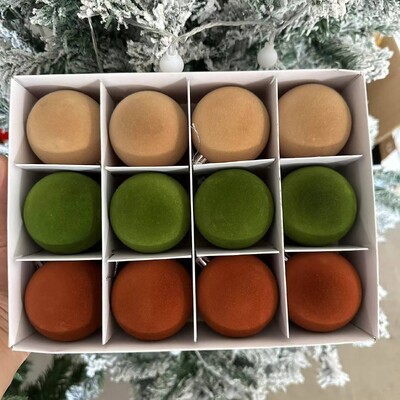 44 buc bile de Crăciun roșii și albe suspendate, petreceri de Crăciun, decorațiuni pentru brad, decorațiuni