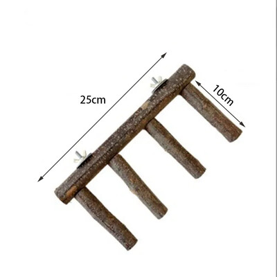 Φυσικό ξύλο μήλου κατοικίδιο παπαγάλος ακατέργαστο ξύλο πιρούνι Κλαδί δέντρου Βάση ράφι Σκίουρος πουλί Κλάδος χάμστερ Κούρνιες Chew Bite Toys Stick
