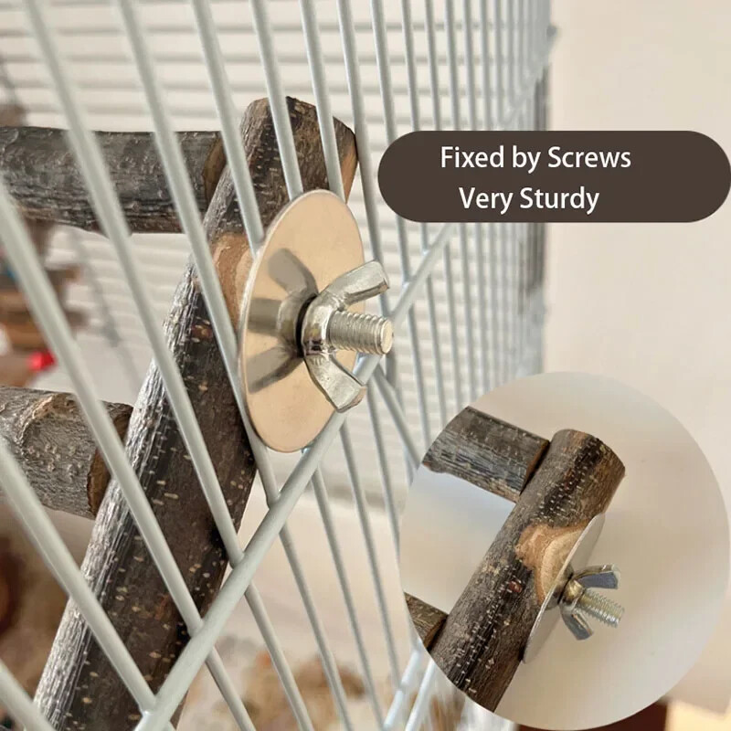 Φυσικό ξύλο μήλου κατοικίδιο παπαγάλος ακατέργαστο ξύλο πιρούνι Κλαδί δέντρου Βάση ράφι Σκίουρος πουλί Κλάδος χάμστερ Κούρνιες Chew Bite Toys Stick