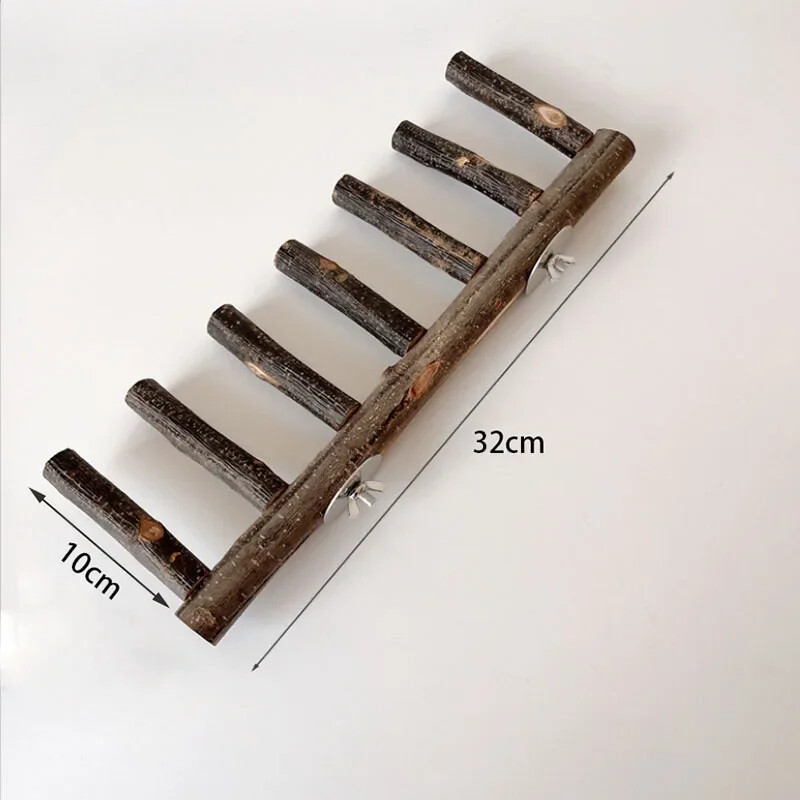 Φυσικό ξύλο μήλου κατοικίδιο παπαγάλος ακατέργαστο ξύλο πιρούνι Κλαδί δέντρου Βάση ράφι Σκίουρος πουλί Κλάδος χάμστερ Κούρνιες Chew Bite Toys Stick