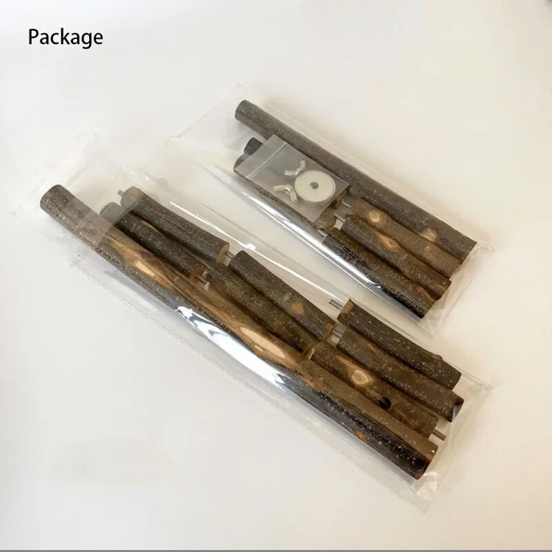 Φυσικό ξύλο μήλου κατοικίδιο παπαγάλος ακατέργαστο ξύλο πιρούνι Κλαδί δέντρου Βάση ράφι Σκίουρος πουλί Κλάδος χάμστερ Κούρνιες Chew Bite Toys Stick