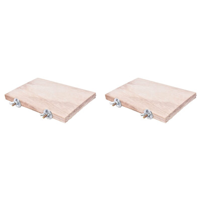 Platformă cu suport pătrat Suport din lemn Accesorii pentru cușcă de păsări Biban pentru animale de companie mici Chinchilla Veveriță Hamster Păsări Stand