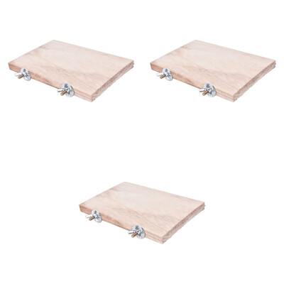 Platformă cu suport pătrat Suport din lemn Accesorii pentru cușcă de păsări Biban pentru animale de companie mici Chinchilla Veveriță Hamster Păsări Stand