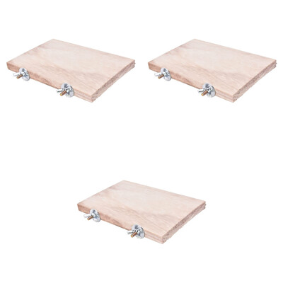 Platformă cu suport pătrat Suport din lemn Accesorii pentru cușcă de păsări Biban pentru animale de companie mici Chinchilla Veveriță Hamster Păsări Stand