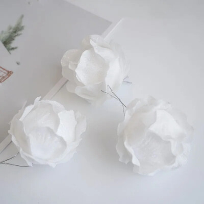 Λευκό Χριστουγεννιάτικο Δέντρο Μπάλες Διακόσμηση Χριστουγεννιάτικο Δέντρο Κρεμαστό Κρεμαστό λουλούδι αφρός Χιονόμπαλα Σπίτι Πρωτοχρονιάτικο Στολίδι για πάρτι