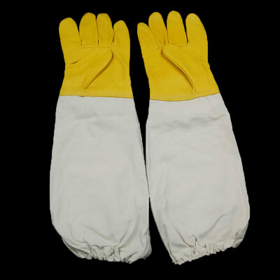 1GB Biškopja maskēšanās auduma aizsardzības kapuce plīvurs mētelis jaka ar garām piedurknēm cimdi pret sakodieniem biškopības bišu rīku piederumi