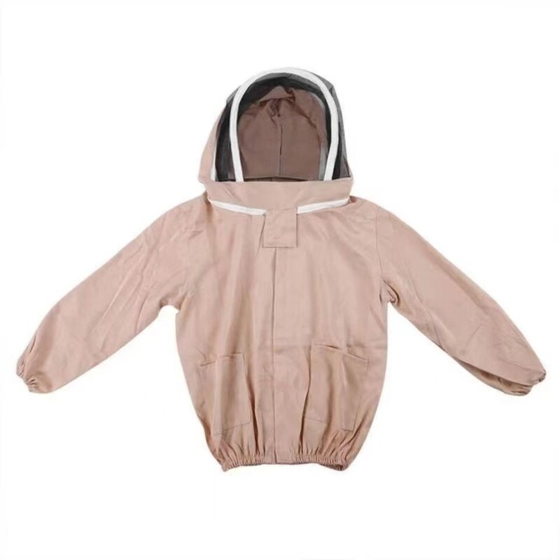 Tinklinė kepurė, kvėpuojanti užtrauktukas, apsauganti nuo bičių drabužiai iki pusės kūno elastiniai rankogaliai bitėms apsauginiai drabužiai nuo plyšimo medžiaga nuo įgėlimo