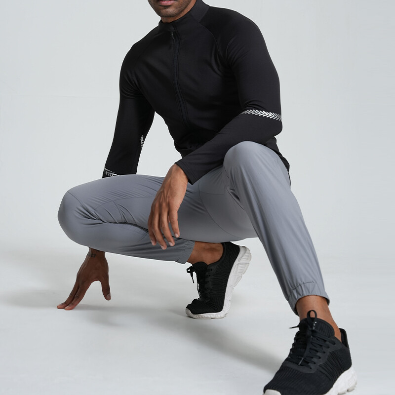 Pantaloni de sport pentru bărbați pentru pantaloni de antrenament Lycra Fitness Alergare Baschet Haine Dry Fit Pans Gym Man Workout Pantaloni de sport Dry Fit