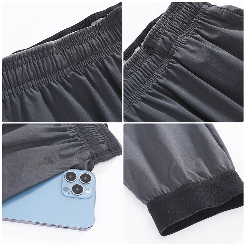 Pantaloni de sport pentru bărbați pentru pantaloni de antrenament Lycra Fitness Alergare Baschet Haine Dry Fit Pans Gym Man Workout Pantaloni de sport Dry Fit
