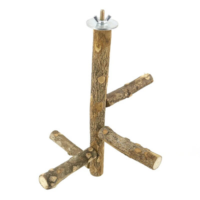 Suport natural de papagal biban pentru păsări Tije de copac Grinder cu gheare Peruș cu coadă lungă Alpinism Ramă de copac în picioare Accesorii pentru cuști de păsări